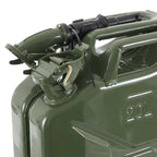Wavian Jerry Can With Spout 5.3 Gallon 20 Liter Green - 3008-WAV-OB