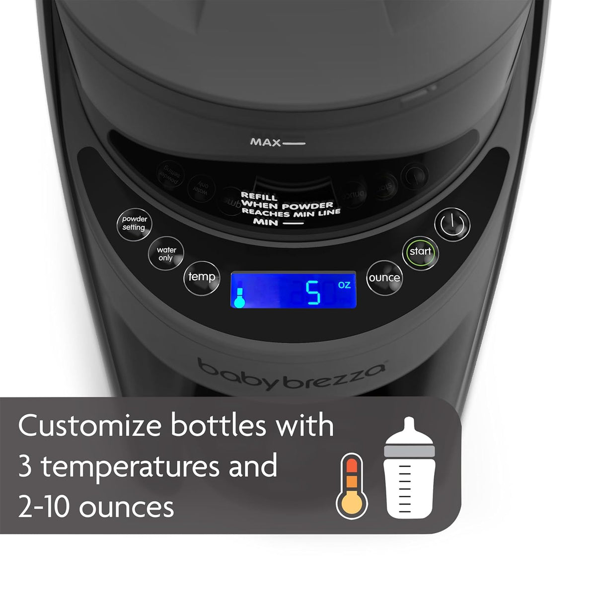 Baby Brezza Automatic Warm Formula Maker, BPA-Free, White - FRP0046COM