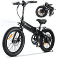 isinwheel Electric Bike Adult 500W 20 MPH 45+ Mile Range 20 inch Folding - U5-W