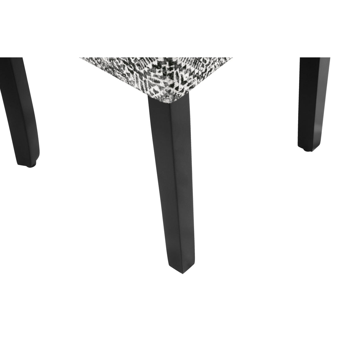 Set Of 2 Upholstered Parsons Dining Chairs, 38 in H x 19 in W x 23.5 in D