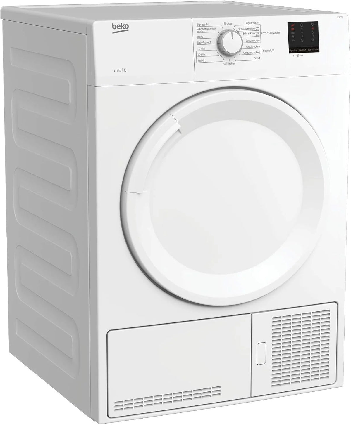 Beko DC 7130 N b100 Kondenstrockner, 7 kg, 15 Programme, Express