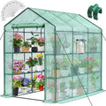 Greengro Portable Greenhouse Kit, Green, 57 x 85 x 76 in, 8 Shelves