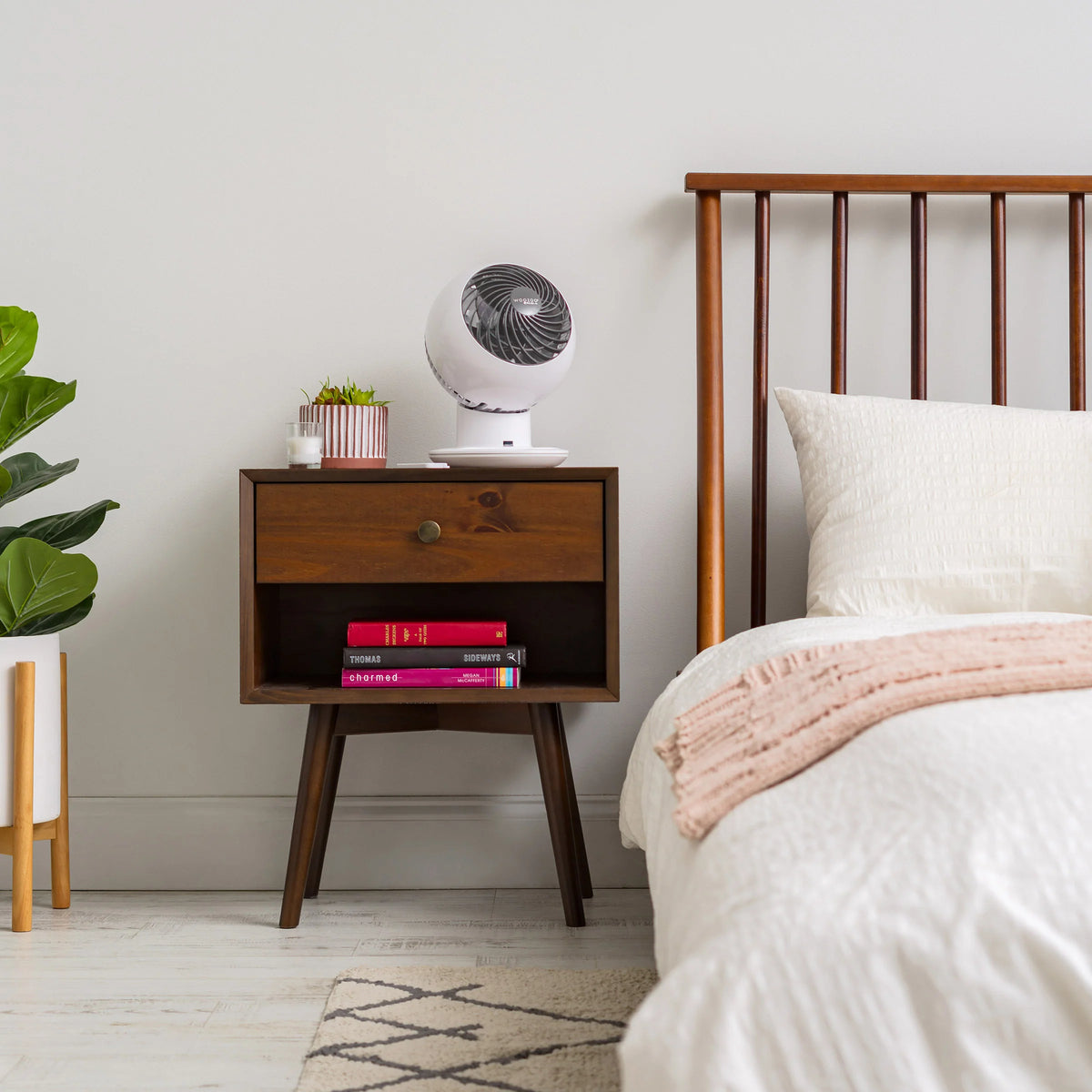 Woozoo Globe Fan, 5 Speeds, 8.27 in. x 8.27 in. x 11.42 in.
