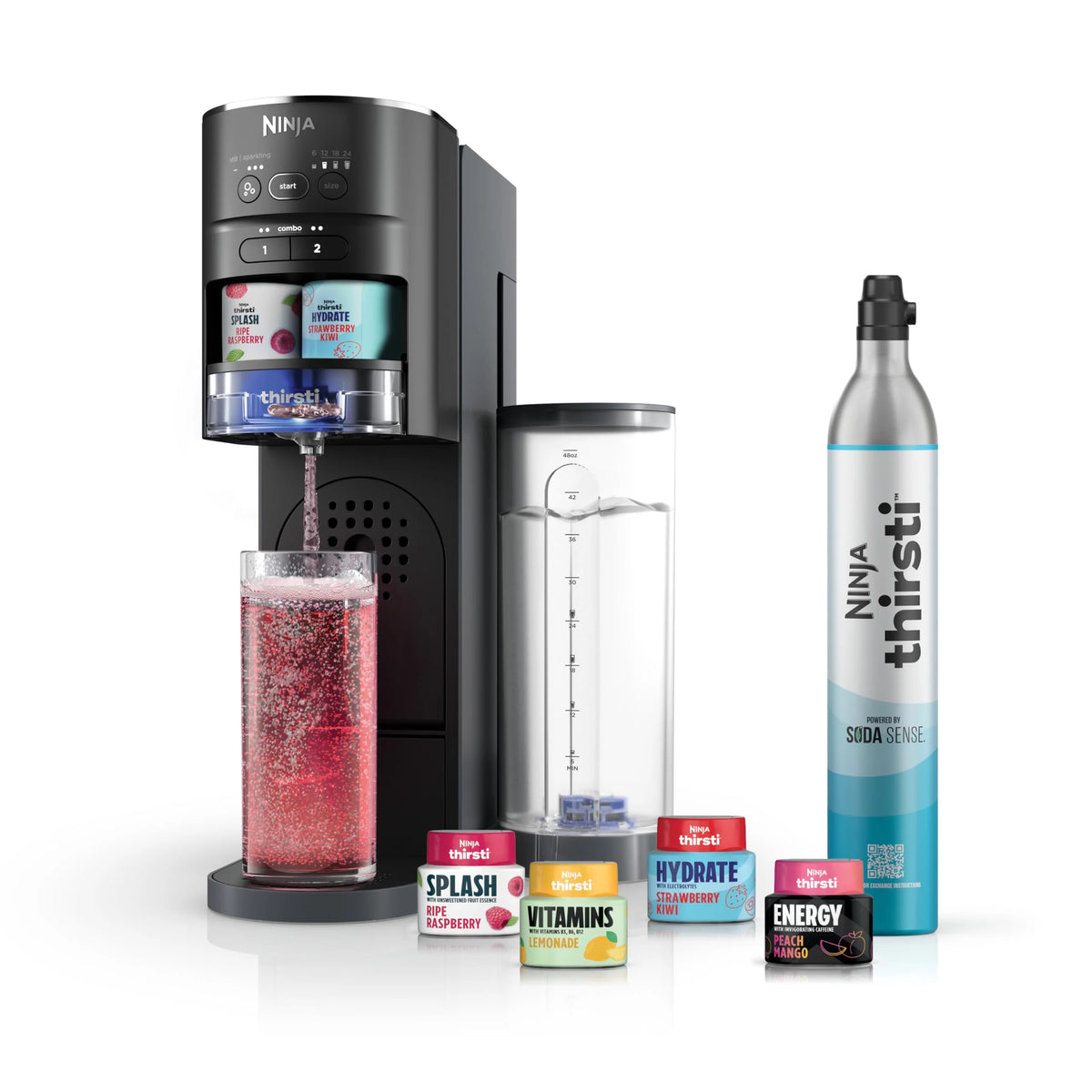 Ninja Thirsti Drink System Soda Maker And Carbonated Water Machine - 60L