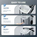 Auseo Countertop Nugget Ice Maker, 35 Lbs Each Day
