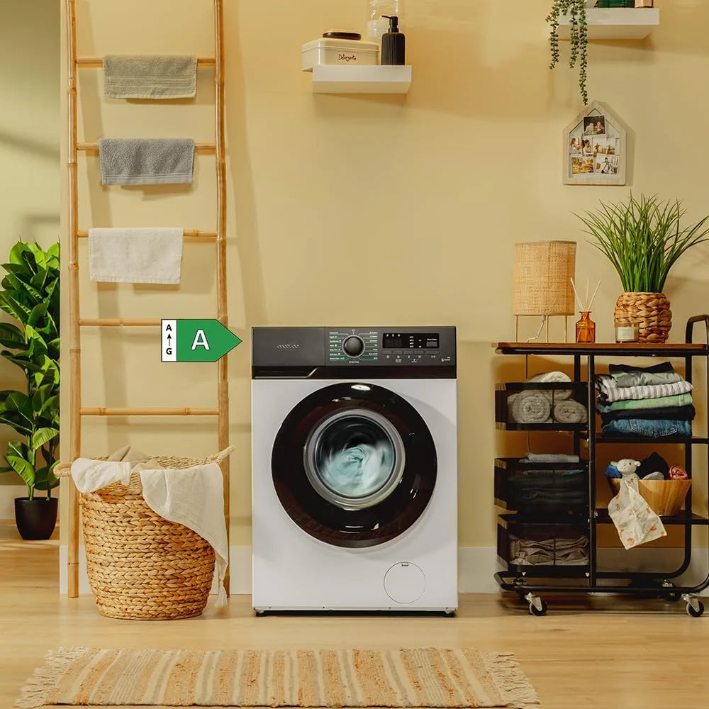 Cecotec Front Load Washing Machine 8 kg 1950W 1400 rpm 15 Programs - Bolero DressCode 8300 Inverter A