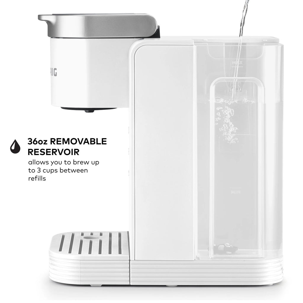 Keurig Single-Serve K-Cup Pod Coffee Maker, White - K-Iced Essentials
