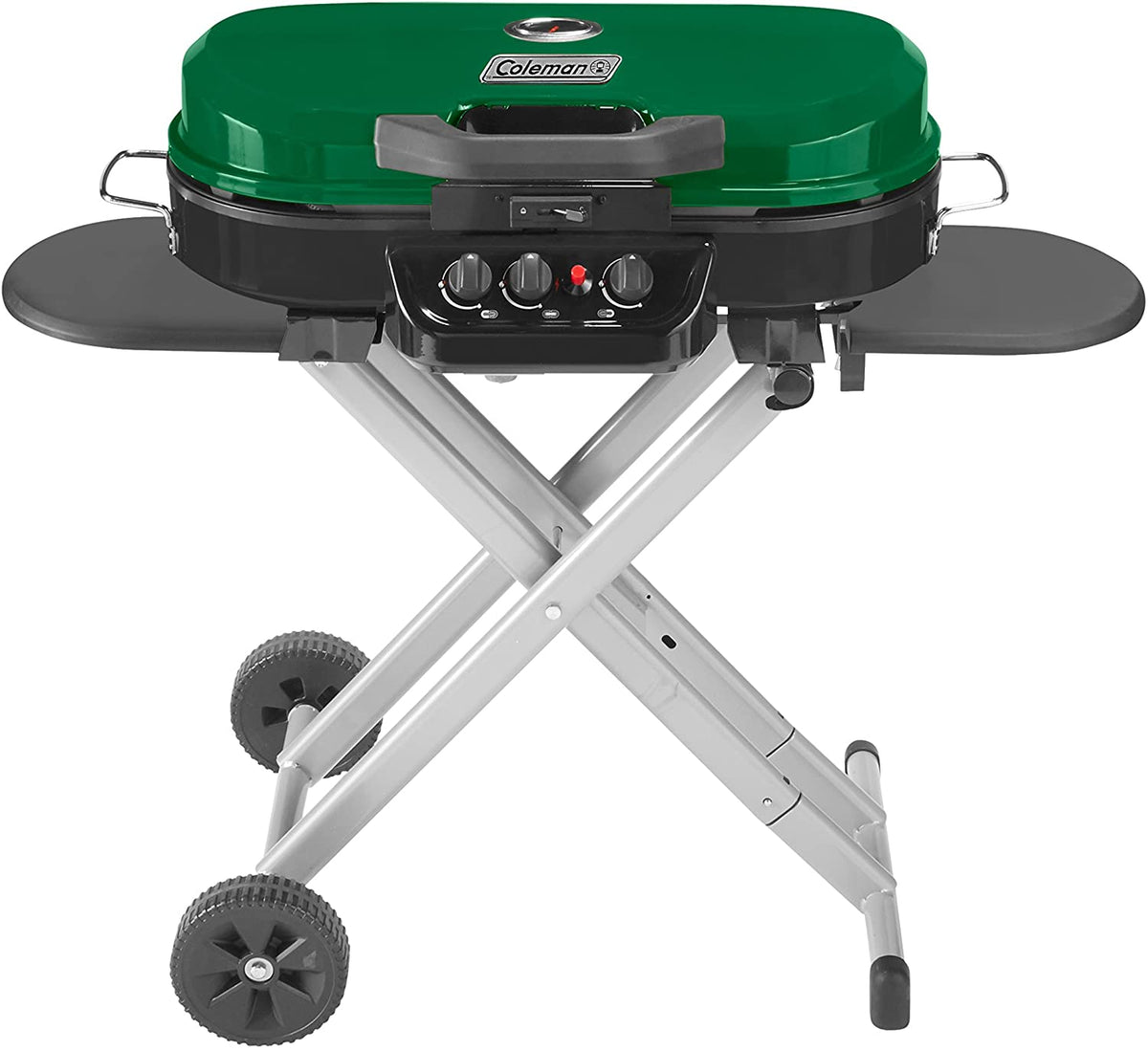 Portable Stand-Up Propane Grill, Black, 3 Burners - 285