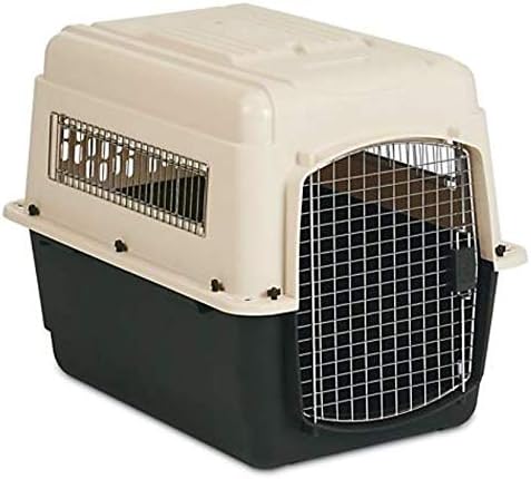 Petmate Ultra Vari Dog Travel Kennel, 48 in Long, 90 to 125 lbs - Taupe Black