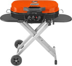 Portable Stand-Up Propane Grill, Black, 3 Burners - 285