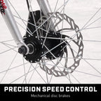 Mongoose Malus Adult Fat Tire Mountain Bike, 26-Inch Wheels, 4-Inch Tires, 7-Speed - R5714C