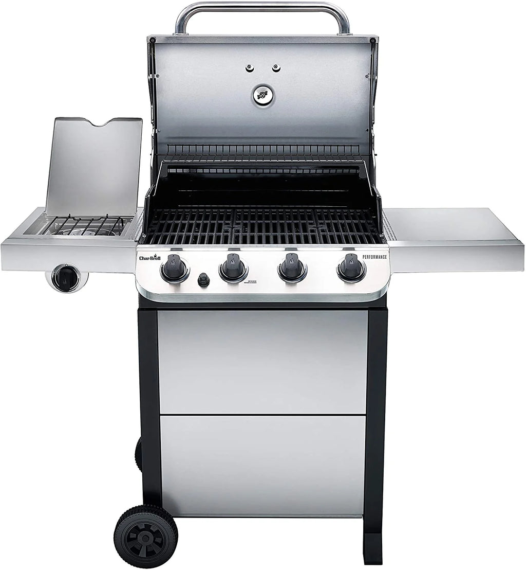 Char-Broil Performance 4-Burner Liquid Propane Gas Grill, Stainless Steel - 463377319