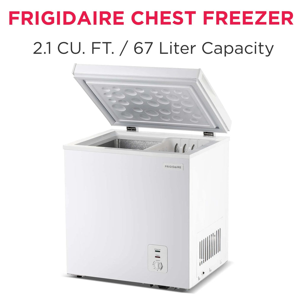 Frigidaire Chest Freezer, 2.1 Cu. Ft., White
