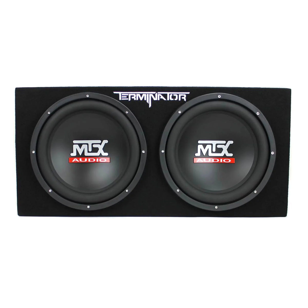 MTX 12in 1200 Watt Dual Car Subwoofer Package With Amplifier And Installation Kit - TNP212D2