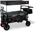 Foldable Child Carriage Wagon, Black, 220 Pounds