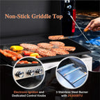 Sophia & William 4-Burner Propane Gas Grill, 542 Sq. In., Silver - E02GR001