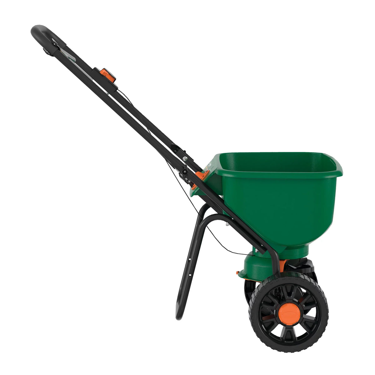 Turf Builder EdgeGuard Broadcast Spreader, 15,000 Sq. Ft. Capacity - DLX