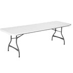 Lifetime Commercial Nesting Folding Table 4-Pack, 96 in. x 30 in., White Granite - 8-Foot