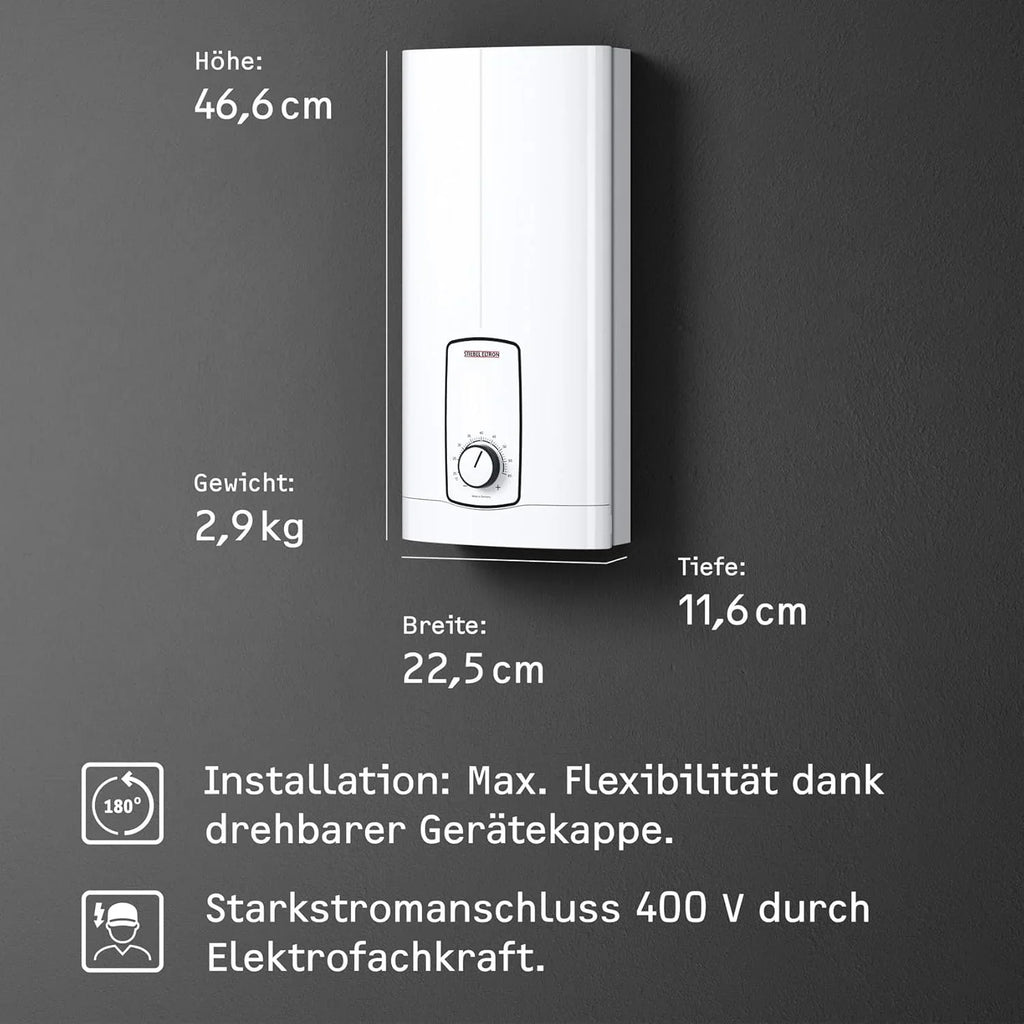 STIEBEL ELTRON Electric Tankless Water Heater 27 kW - DHB 27 ST Trend