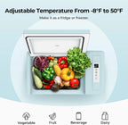 BougeRV 23 Quart Portable Car Refrigerator Freezer, Grey, 12/24V DC - CR22