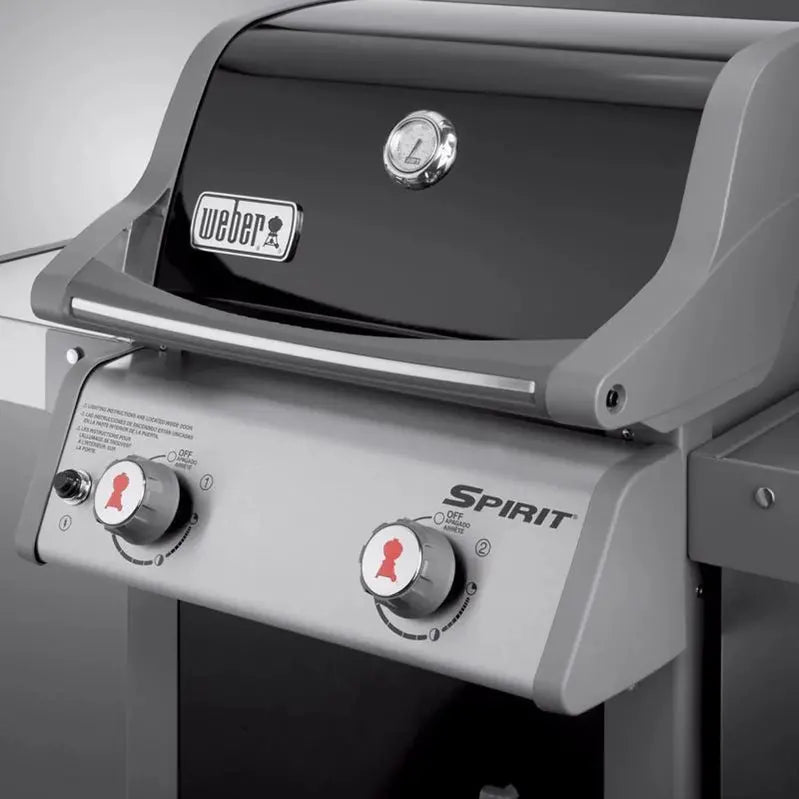 Weber Liquid Propane Grill, 2-Burner, Black - Spirit E-210