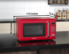 Emerson Countertop Microwave Oven 0.7 Cu Ft 700W Red - MWR7020RD