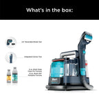 Shark StainStriker Portable Carpet And Upholstery Cleaner With 2 Tools, 6oz And 12oz Formulas - PX200 Navy/White