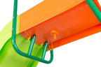 SLIDEWHIZZER Outdoor Playset Slide Climber, 10 ft, Orange Green - Kids Slide