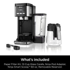 Ninja DualBrew Hot & Iced Coffee Maker, Single-Serve And 12-Cup Drip - CFP101