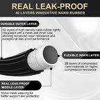 Expandable Garden Hose 100ft With 40 Layers Of Innovative Nano Rubber