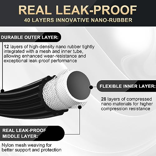 Expandable Garden Hose 100ft With 40 Layers Of Innovative Nano Rubber