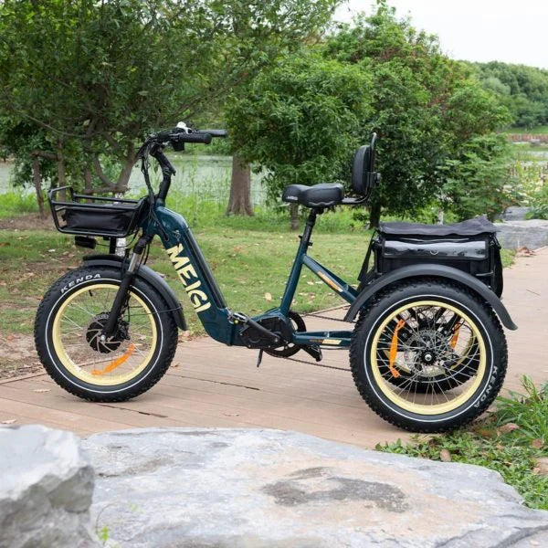 DWMEIGI Silverado 20 inch 48V/14Ah 750W Folding Electric Tricycle With Wide Tires, 150 kg - MG2301