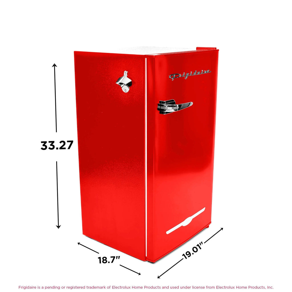 Frigidaire Retro Bar Fridge, 3.2 Cu. Ft., Pink, 65-Watt - EFR376-C-PINK