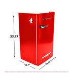 Frigidaire Retro Bar Fridge, 3.2 Cu. Ft., Pink, 65-Watt - EFR376-C-PINK