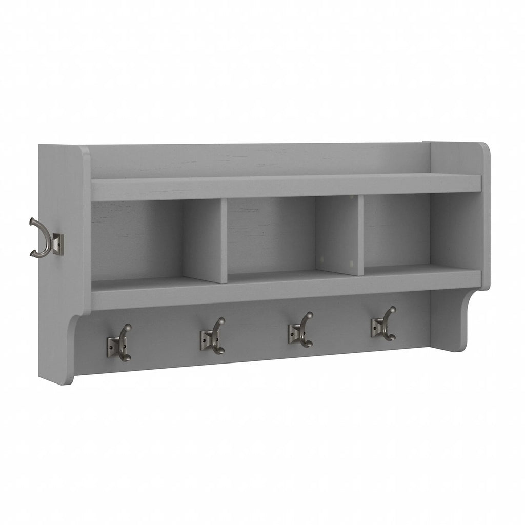40 Inch Wall Mounted Coat Rack With Shelf and Cubbies