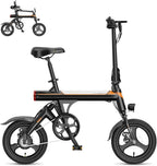 Jasion 14 Inch Folding Electric Bike, 21 Mph, 500W Peak Motor, 270Wh Battery - EB3