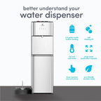 Avalon Bottom-Loading Self-Cleaning Water Cooler Dispenser, Stainless Steel, 3 Temperature Settings - A3