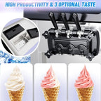 Commercial 3-Flavor Soft Serve Ice Cream Machine, 2200W, 5.3-7.4 Gal/Hr - ICE_CREAM_MAKER