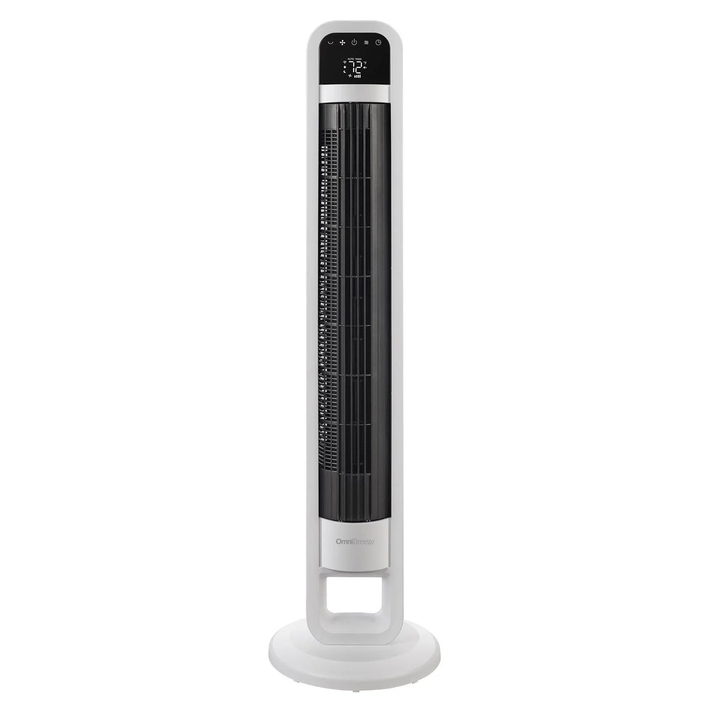 OmniBreeze Tower Fan, Wi-Fi, 38 in, 5 Speeds