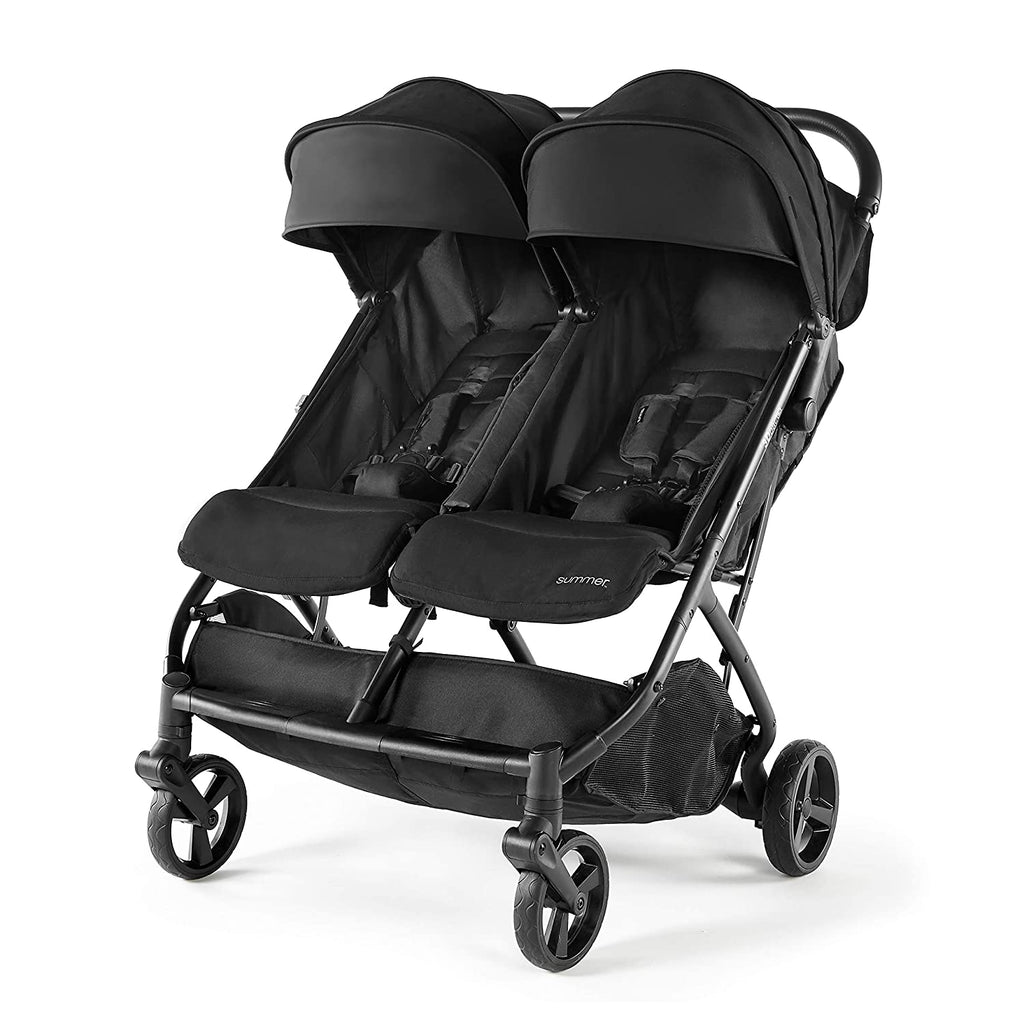 Summer Double Stroller, Black, 23 lbs - 3Dpac CS