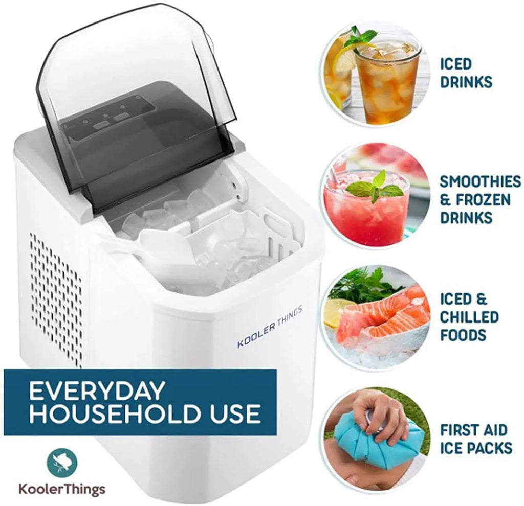 Countertop Ice Maker, 1.5L, White - 368-156-953