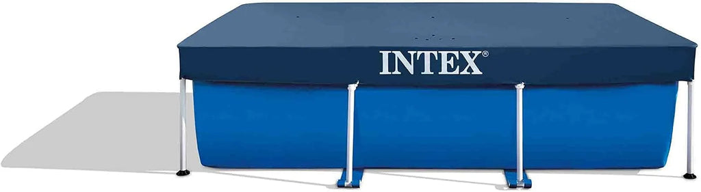 Intex Small Frame Rectangular Pool 260 X 160 X 65 Cm, 2.282 Litros With 300 X 200 Cm Cover - 28271Np/28038