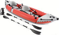 Excursion Pro 1-Person Inflatable Kayak With Paddles, Pump And Fishing Rod Holders