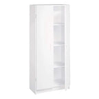 ClosetMaid Pantry Cabinet With 2 Doors, 4 Interior Shelves, 59.5 in H x 12.5 in D x 24 in W