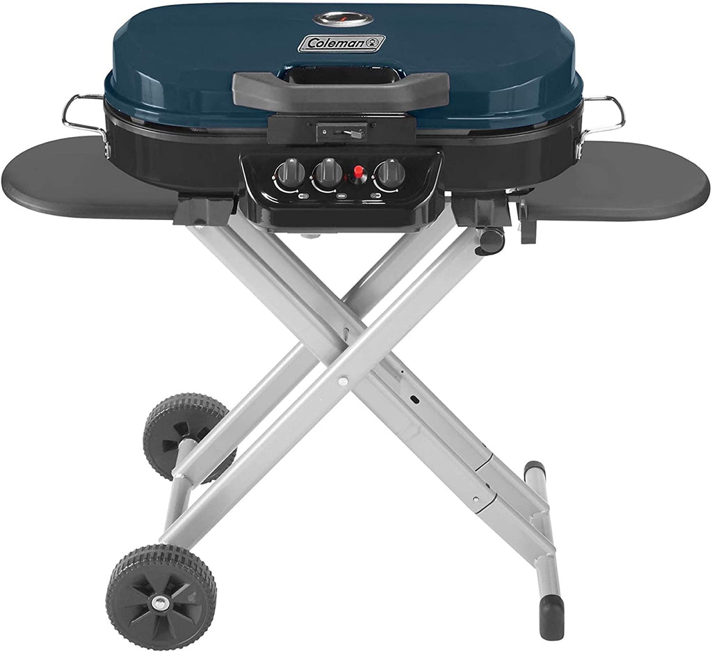 Portable Stand-Up Propane Grill, Black, 3 Burners - 285