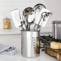 8-Piece Stainless Steel Cooking Utensil Set - Silver