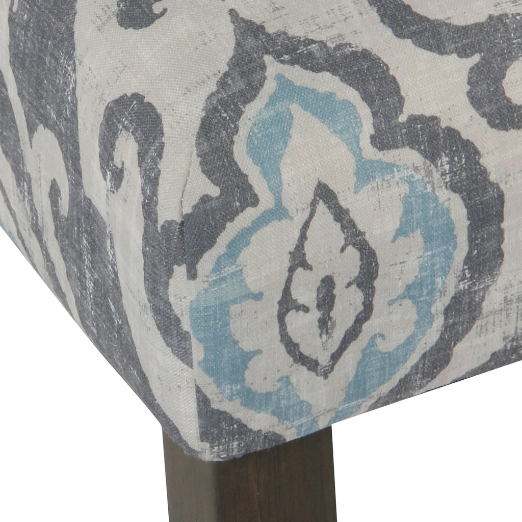 Set Of 2 Upholstered Parsons Dining Chairs, 38 in H x 19 in W x 23.5 in D