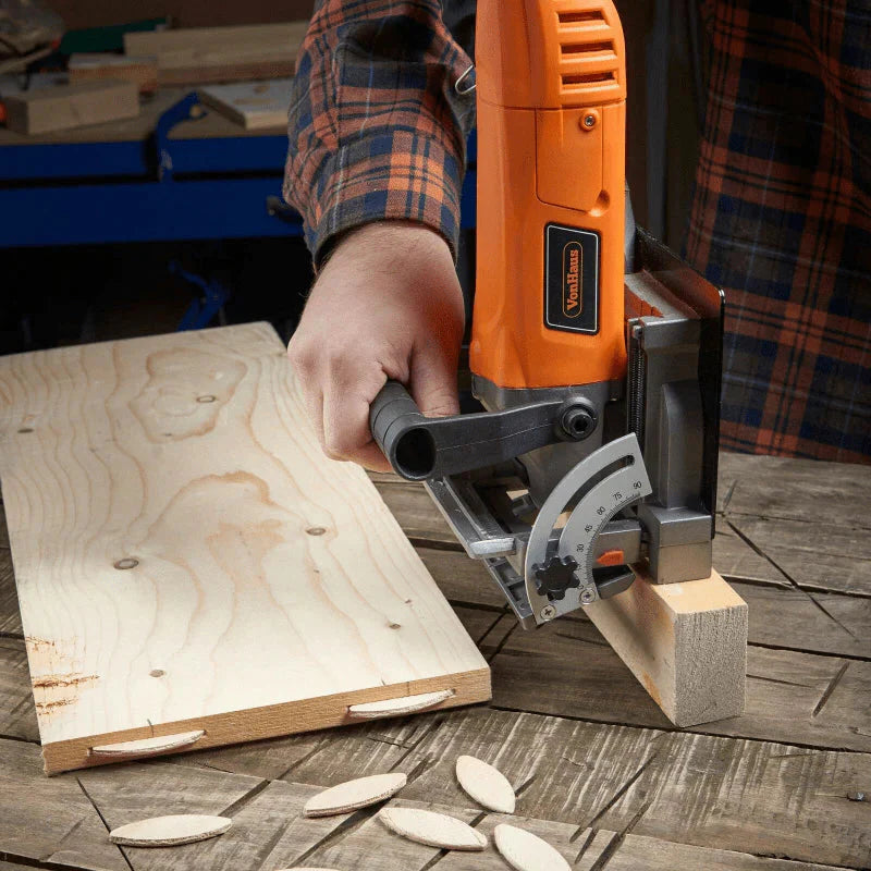 Woodworking Biscuit Joiner Tool - 4in Blade, 8.5A