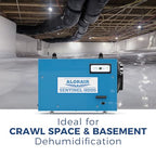 ALORAIR Commercial Dehumidifier 113 Pint, Blue, 1200 Square Feet - HD55 Blue
