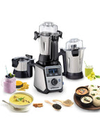Hamilton Beach Professional 4-In-1 Juicer Mixer Grinder, 1400 Watt, 120V, 3 Leakproof Jars - 58770